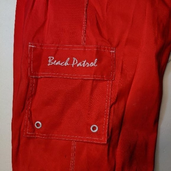 Beach Patrol Red Swim Trunks Size S NWT - Picture 4 of 5
